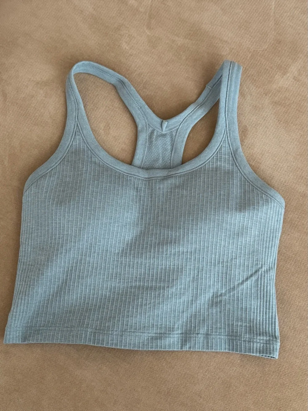 Lululemon Ebb to street tank - blue cast CROPPED